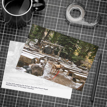 Scooby Early Winter Historic Twin Lakes Forest Chapel 7.25 x 5.25 Postcard (envelopes included)