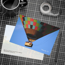 Scoobylife Spring Hot Air Balloon Temecula 7.25 x 5.25 Postcard (envelopes included)