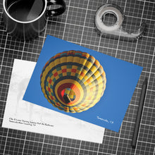 Scoobylife Spring Hot Air Yellow Balloon Temecula 7.25 x 5.25 Postcard (envelopes included)