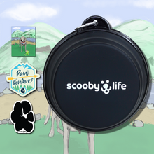 Scoobylife XL Black Collapsible Dog Bowl & Fishin' Trails 2 - 25 More Hikes for Eastern Sierra Wild Trout Book Gift Set