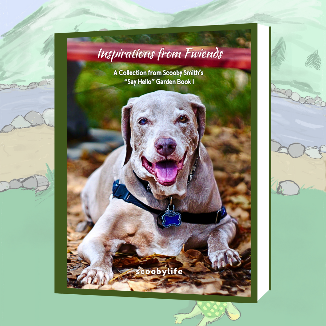Signed Options for In-Person Purchase Only! Includes Shipping: Inspirations from Fwiends - A Collection from Scooby Smith’s “Say Hello” Hard Cover Garden Book 1