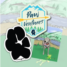 Scooby & Froggy Mountains, Scooby Paw & PawVentures Badge 3 Pack Sticker Set!